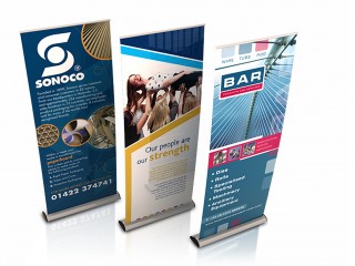 Rollerbanner Stands